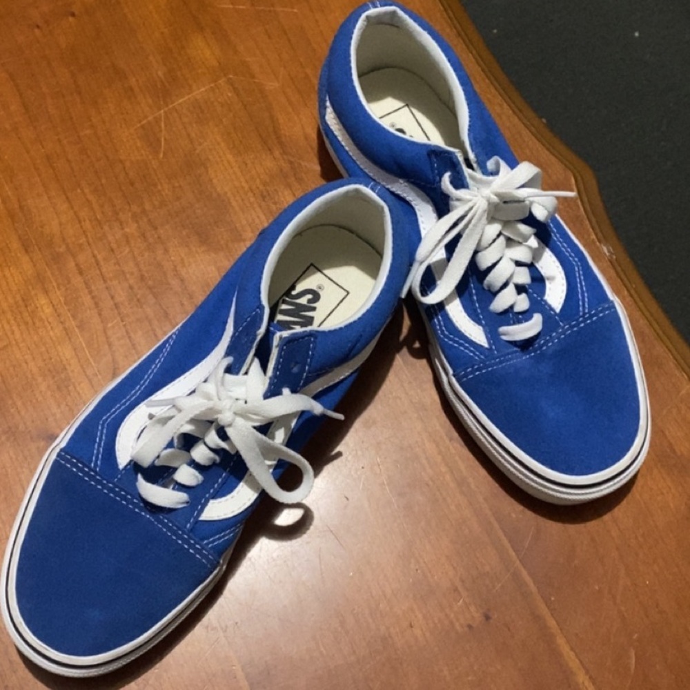 Size 8 Blue Men  - OG Blue Vans Old School 36 DX